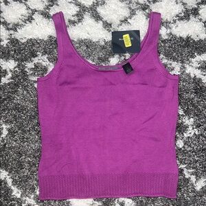 NWT Liz Claiborne Purple Tank Top - Medium